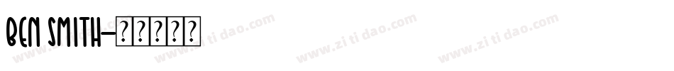 Ben Smith字体转换